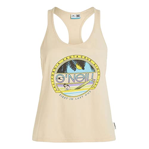 O'NEILL Damen Connective Graphic Tank Top T-Shirt, 17515 Bleached Sand, X XX-Large von O'Neill