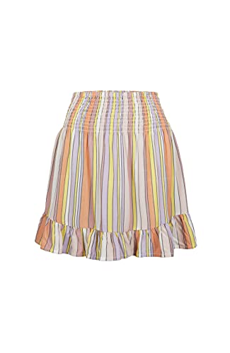 O'NEILL Damen Lilia Smocked Skirt Rock, 32021 Multi Stripe, X-Large von O'Neill