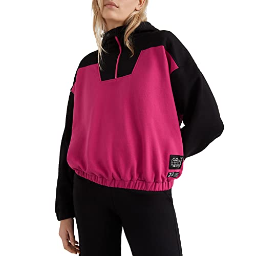 O'NEILL Damen Progressive Hz Hoodie Sweatshirt, Fuchsia Red Colour Block, S-M (2er Pack) von O'Neill