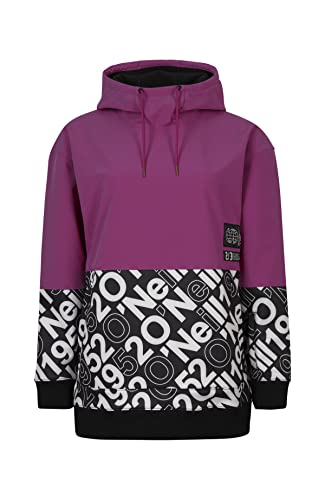 O'NEILL Damen Softshell Hoodie Jacket Schneejacke, Fuchsia rot, S-M (2er Pack) von O'Neill