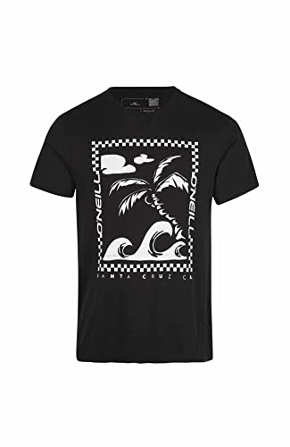 O'NEILL Fin T-Shirt 19010 Black Out, Regulär für Herren, 19010 Schwarz von O'Neill