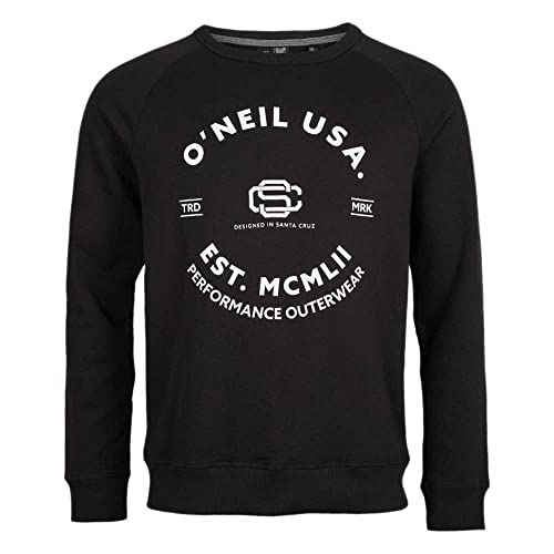 O'NEILL Herren Americana Crew Sweatshirt, 9010 Blackout-A, XXL-3XL (2er Pack) von O'Neill