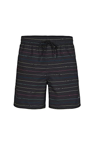 O'NEILL Herren Cali 15" Swim Shorts Badehose, 39039 Black First In, S/M von O'Neill