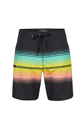 O'NEILL Herren Heatstripe Line 19" Boardshorts Kurze Hosen, 19010 Schwarz, 30W von O'Neill