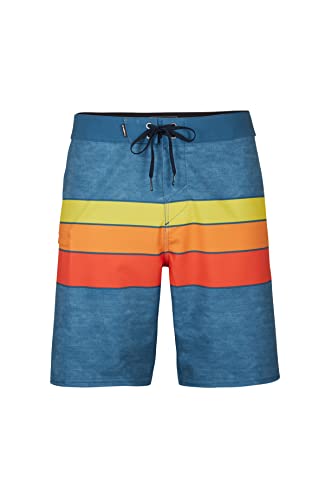 O'NEILL Herren Heist Hyperfreak Heis Line Shorts, 25026 Blau Multi, 28 (2er Pack) von O'NEILL