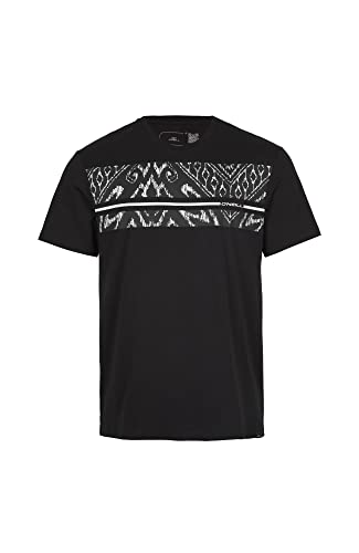 O'NEILL Herren Mykhe T-Shirt, 19010 Schwarz, M/L von O'Neill