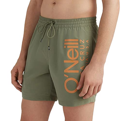O'NEILL Herren Original Cali 40,6 cm Shorts Badeshorts, 16011 (Deep Lichen Green), S-M von O'Neill