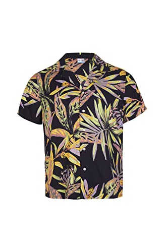 O'NEILL Herren Print Shirt Hemd, 39033 Black Tropical Flower, L/XL von O'Neill