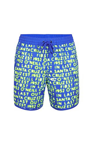 O'NEILL Herren Scallop 16" Swim Shorts Badehose, 35094 Bright Blue Neon Lights, M/L von O'Neill