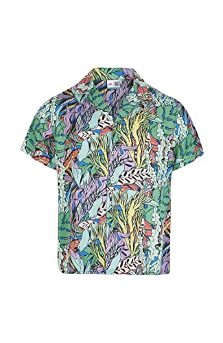 O'NEILL Herren Seareef Shirt Hemd, 35096 Blue Comic Seaweed, M/L von O'Neill