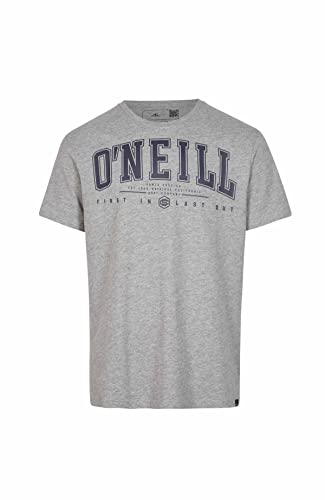 O'NEILL Herren State Muir T-Shirt, 18013 Silber Melee, M/L von O'Neill