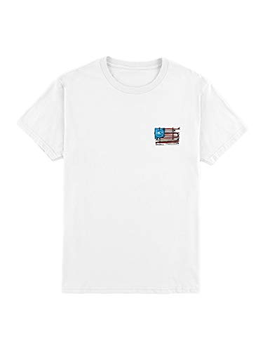 O'NEILL Herren T-Shirt United Surfboard Amerikanische Flagge Modern Fit - Weiß - Mittel von O'Neill