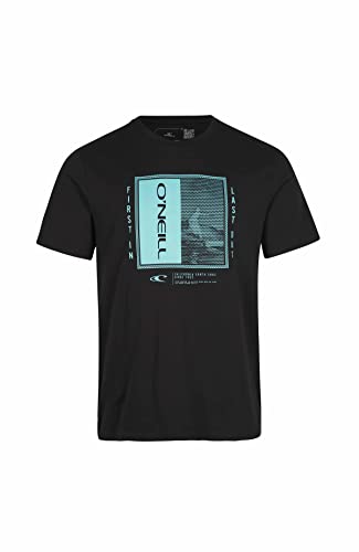 O'NEILL Thayer T-Shirt 19010 Black Out, Regulär für Herren, 19010 Schwarz von O'Neill