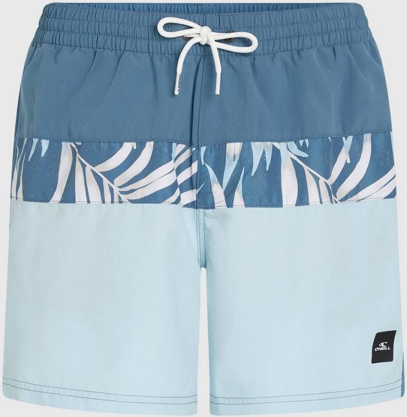 O'Neill Badeshorts O'NEILL CALI BLOCK 15'' SWIMSHORTS BLUE DIPPED LEAVES von O'Neill