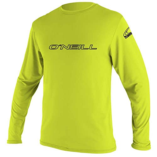 O'Neill Basic Skins Langarm Sun Shirt Männer Lime (S) von O'Neill