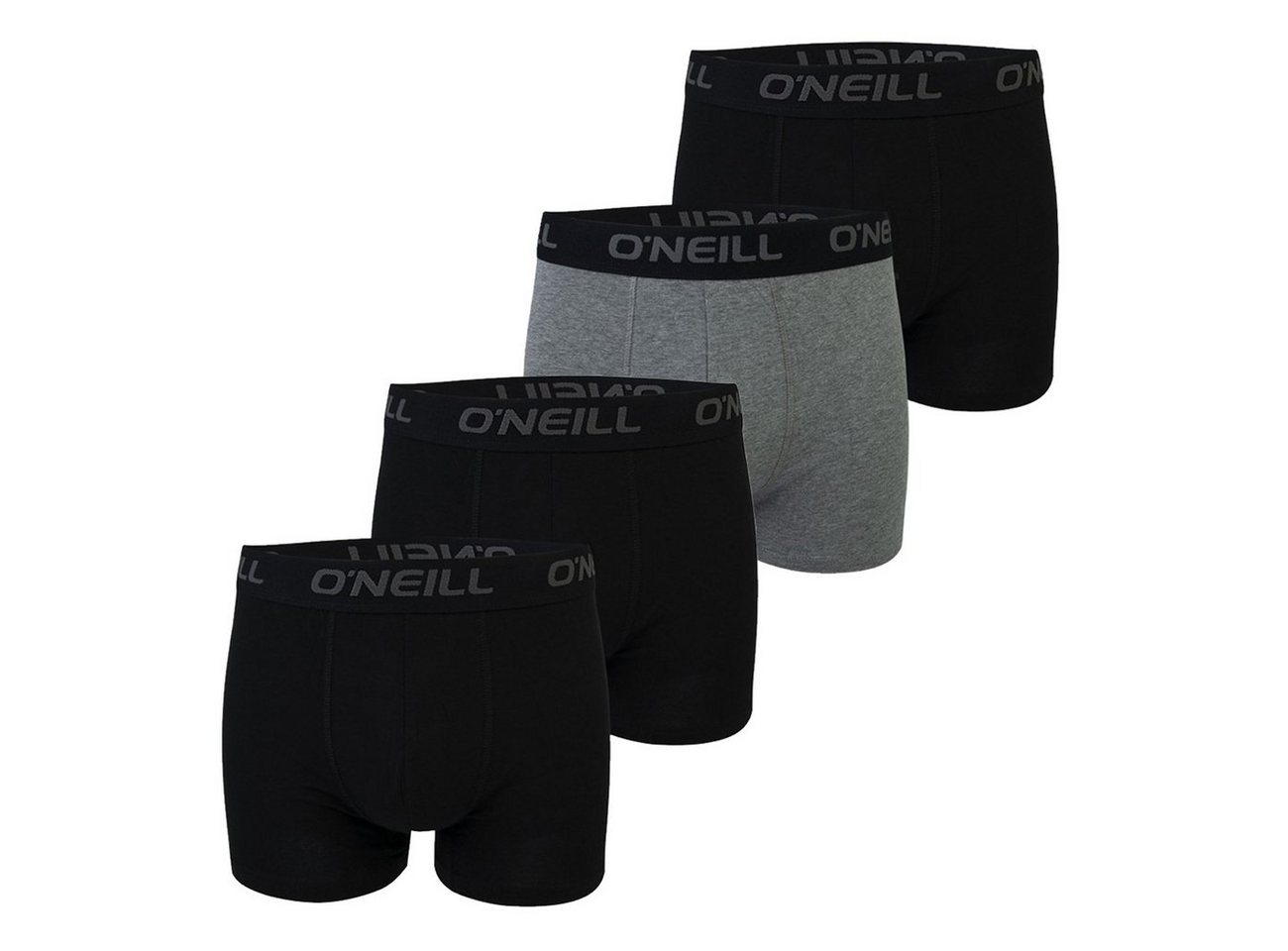 O'Neill Boxershorts Men boxer O'Neill plain Multipack (4-St) mit Logo Webbund von O'Neill