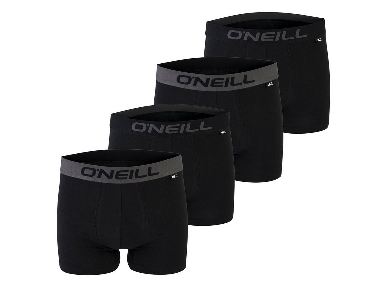 O'Neill Boxershorts Men boxer O'Neill plain Multipack (4-St) mit Logo Webbund von O'Neill