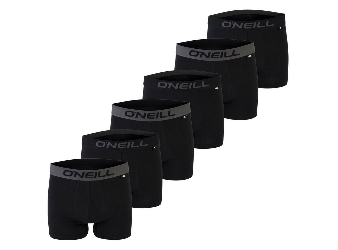 O'Neill Boxershorts Men boxer O'Neill plain Multipack (6-St) mit Logo Webbund von O'Neill