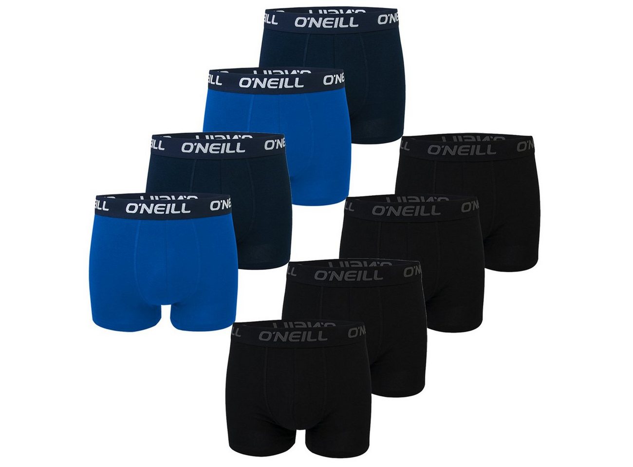 O'Neill Boxershorts Men boxer O'Neill plain Multipack (8-St) mit Logo Webbund von O'Neill