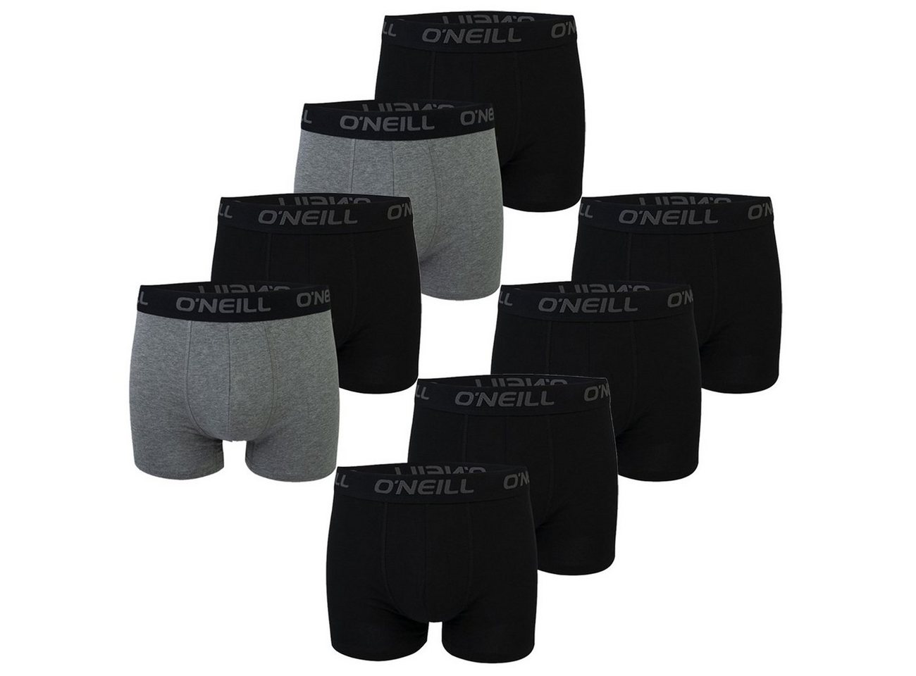 O'Neill Boxershorts Men boxer O'Neill plain Multipack (8-St) mit Logo Webbund von O'Neill