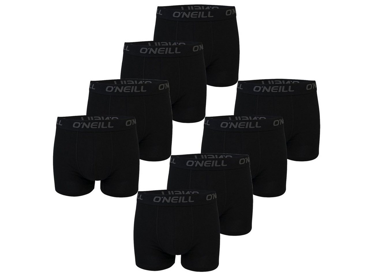 O'Neill Boxershorts Men boxer O'Neill plain Multipack (8-St) mit Logo Webbund von O'Neill