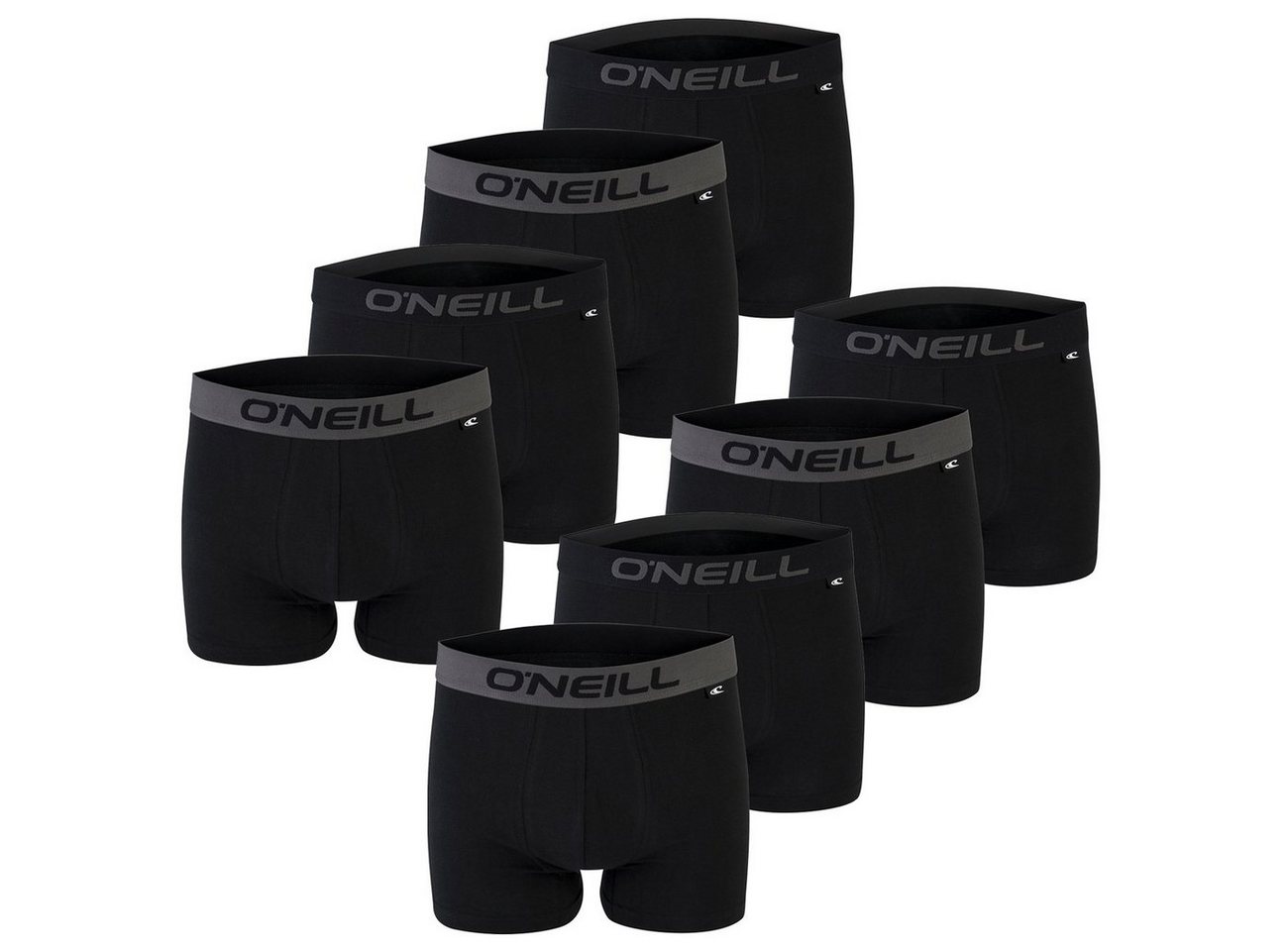 O'Neill Boxershorts Men boxer O'Neill plain Multipack (8-St) mit Logo Webbund von O'Neill