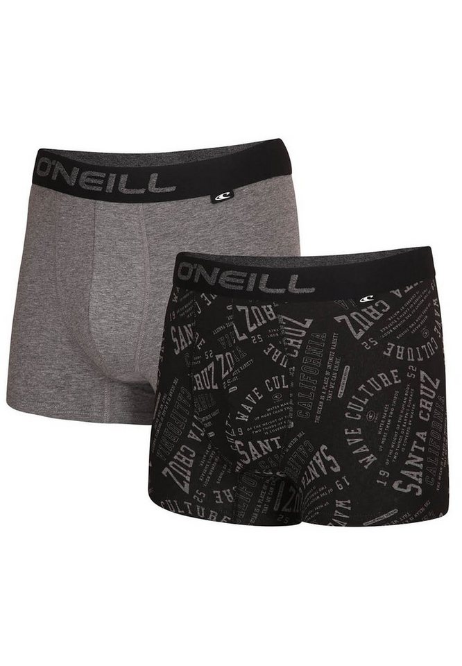 O'Neill Boxershorts O´Neill Herren Boxershort 2er Pack 900902 Grey Mel von O'Neill