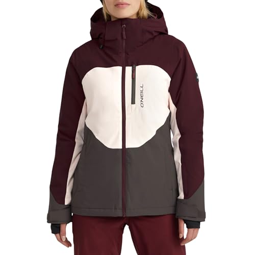 O'Neill Damen Snowboardjacke Carbonite windsor wine colour block M von O'Neill