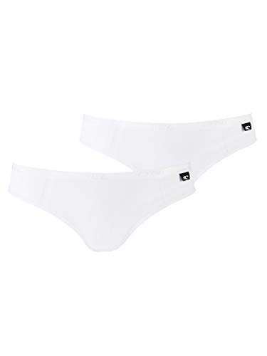 O'Neill Damen Basic Bikini Slip 2-Pack I White (1010) I L von O'Neill