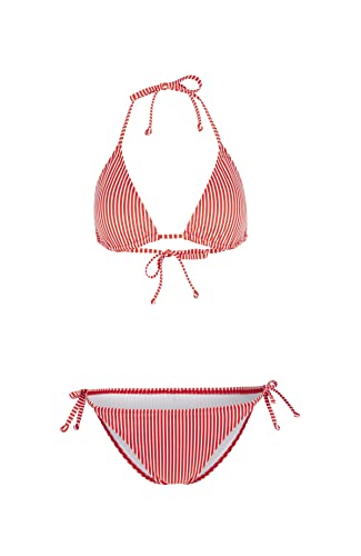 O'Neill Damen Capri BONDEY Bikini, 33026 Red Simple Stripe, Regular von O'Neill