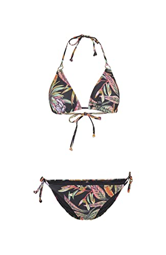O'Neill Damen Capri-BONDEY Set Bikini, 39033 Black Tropical Flower, Regular von O'Neill