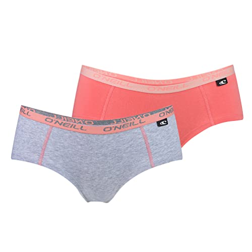 O'Neill Damen | Hipster | 2er Set | Saison (Coral/Light Grey, XL) von O'Neill