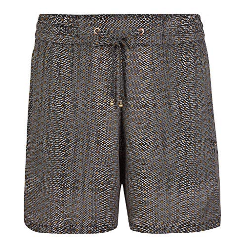 O'Neill Damen Mix and Match Woven Shorts, Mehrfarbig (9925 Schwarz AOP W/Gelb), L von O'Neill