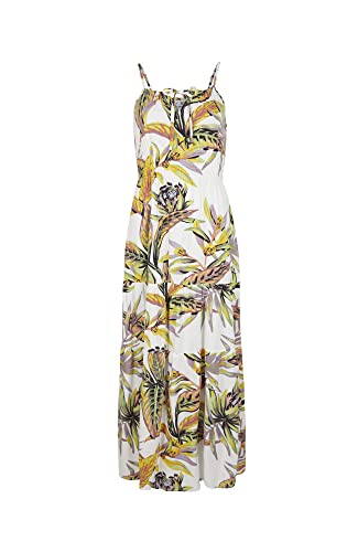O'NEILL Damen Quorra Maxi Dress Lässiges Kleid, 31022 White Tropical Flower, S-M von O'Neill