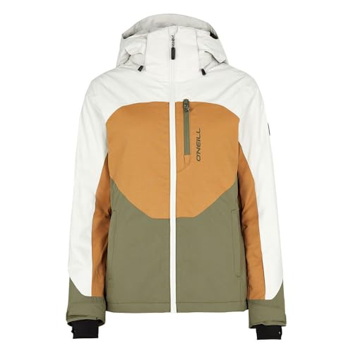 O'Neill Damen Snowboardjacke Carbonite london fog colour block XL von ONeill