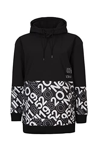 O'NEILL Damen Softshell Hoodie Jacket Schneejacke, Black Out Colour Block, M/L (3er Pack) von O'Neill