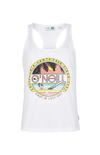 O'Neill Damen Tanktop mit Connective-Grafik T-Shirt, 11010 Schneewittchen, S-M von O'Neill