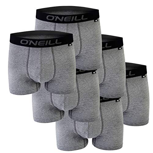 O'Neill Herren Basic Boxer-Short I Antracite (6868) I XL I im praktischen 6er Pack von O'Neill