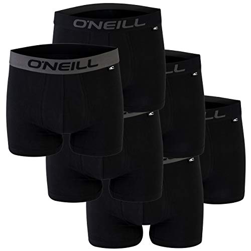O'Neill Herren Basic Boxer-Short I Black (6969) I XL I im praktischen 6er Pack von O'Neill