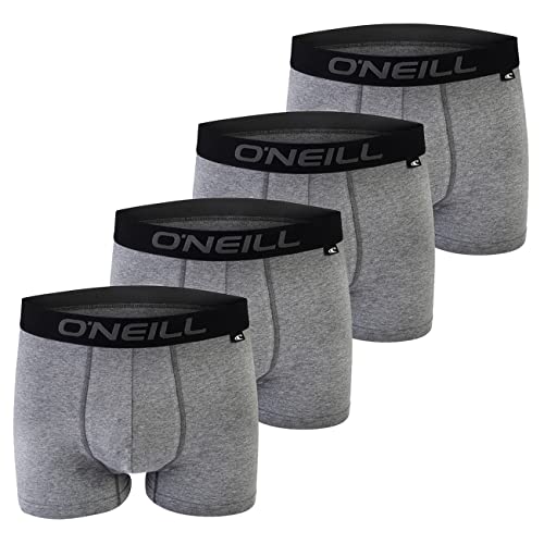 O'Neill Herren Basic Boxer-Short | Sport-Unterwäsche für alle Anlässe im 2er Set | Anthrazit XXL von O'Neill