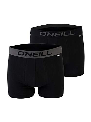 O'Neill Herren Basic Boxer-Short | Sport-Unterwäsche für alle Anlässe im 2er Set | Schwarz M von O'Neill