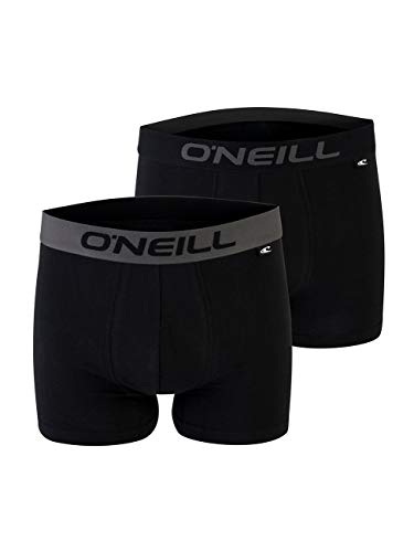 O'Neill Herren Basic Boxer-Short | Sport-Unterwäsche für alle Anlässe im 2er Set | Schwarz XL von O'Neill