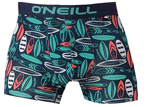 O'Neill Herren | Boxer-Short | Basic-Line | 2er Set | für jeden Tag (Clidro - Navy Aqua, S) von O'Neill