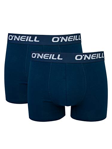 O'Neill Herren Boxer-Short Plain 2-Pack I Marine Marine (4949) I M von O'Neill