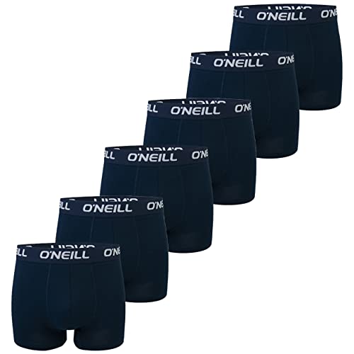 O'Neill Herren Boxershort Uni Sport Boxer S M L XL XXL 95% Baumwolle Unterhose 6er Pack, Größe:XXL, Packgröße:6er Pack, Vorteilspacks:6X Marine Marine (4949P) von O'Neill