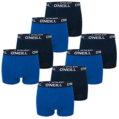 O'Neill Herren Boxershort Uni Sport Boxer S M L XL XXL 95% Baumwolle Unterhose 8er Pack, Größe:S, Packgröße:8er Pack, Vorteilspacks:8X Cobalt Marine (4749P) von O'Neill