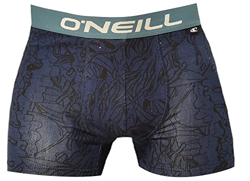 O'Neill | Herren | Boxershorts | 2er Pack | Season (as3, Alpha, x_l, Regular, Regular, Sea Plants - Multi Plants/Mid Grey) von O'Neill