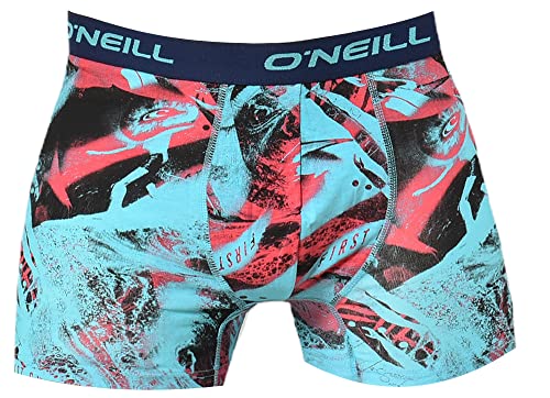 O'Neill | Herren Boxershorts | 3er Set | Season (as3, Alpha, m, Regular, Regular, Waves - Multi Waves/Marine/Arctic Blue) von O'Neill