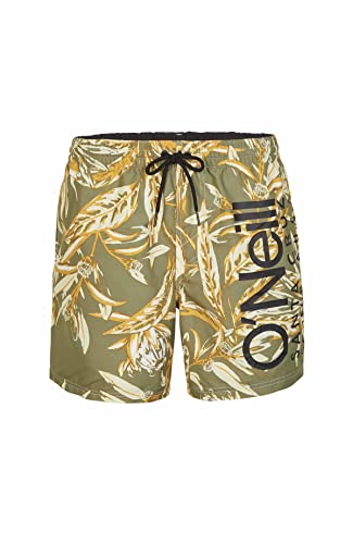 O'NEILL Herren Cali 16" Swim Shorts Badehose, 36038 Deep Lichen Tonal Floral, L/XL von O'Neill