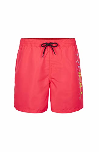 O'Neill Herren Cali Badeshorts mit Melted Print, 40,6 cm Badehose, 14012 Diva Pink, S/M von O'Neill